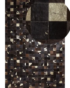 Teppich Kuhfell Braun 200 X 300 Cm Patchwork Bandirma