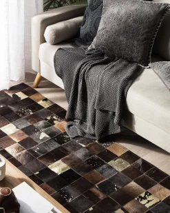 Teppich Kuhfell Braun 200 X 300 Cm Patchwork Bandirma