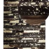 Teppich Kuhfell Braun-Gold 160 X 230 Cm Patchwork Artvin