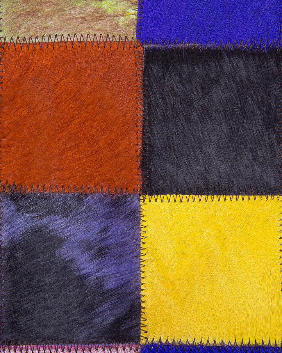 Teppich Kuhfell Bunt 160 X 230 Cm Patchwork Enne