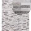 Teppich Kuhfell Grau 160 X 230 Cm Patchwork Ahilli