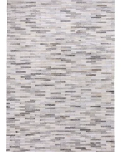 Teppich Kuhfell Grau 160 X 230 Cm Patchwork Ahilli