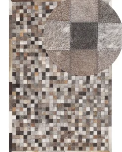 Teppich Kuhfell Mehrfarbig 160 X 230 Cm Patchwork Kurzflor Armutlu