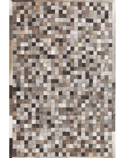 Teppich Kuhfell Mehrfarbig 160 X 230 Cm Patchwork Kurzflor Armutlu