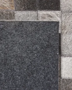 Teppich Kuhfell Mehrfarbig 160 X 230 Cm Patchwork Kurzflor Armutlu