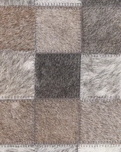 Teppich Kuhfell Mehrfarbig 160 X 230 Cm Patchwork Kurzflor Armutlu