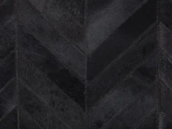 Teppich Kuhfell Schwarz 160 X 230 Cm Patchwork Kurzflor Belevi