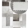 Teppich Kuhfell Taupe 160 X 230 Cm Patchwork Kurzflor Pervari