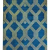 Teppich Marineblau/Gold 160 X 230 Cm Geometrisches Muster Vekse
