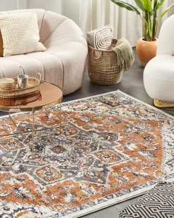 Teppich Mehrfarbig 200 X 300 Cm Orientalisches Muster Kurzflor Metsamor