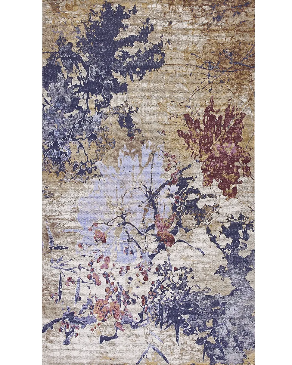 Teppich Mehrfarbig 150 X 230 Cm Abstraktes Muster Kurzflor Kulp