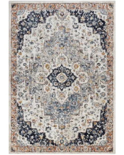 Teppich Mehrfarbig 160 X 230 Cm Orientalisches Muster Kurzflor Hermon