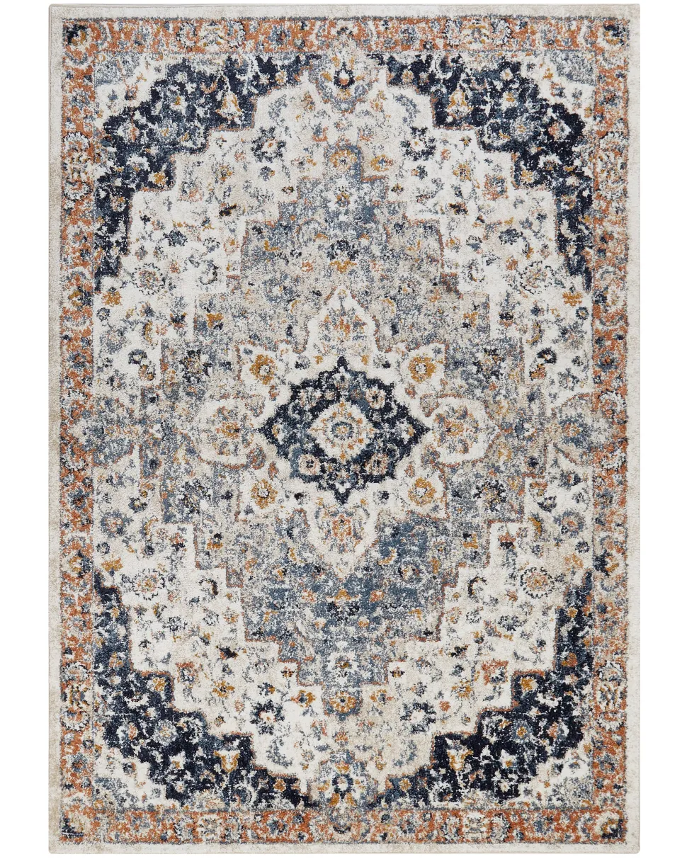 Teppich Mehrfarbig 160 X 230 Cm Orientalisches Muster Kurzflor Hermon
