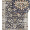 Teppich Mehrfarbig Orientalisches Muster 150 X 230 Cm Kurzflor Pelitli