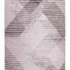 Teppich Rosa 160 X 230 Cm Geometrisches Muster Kurzflor Kale