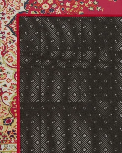 Teppich Rot 160 X 230 Cm Kurzflor Karaman
