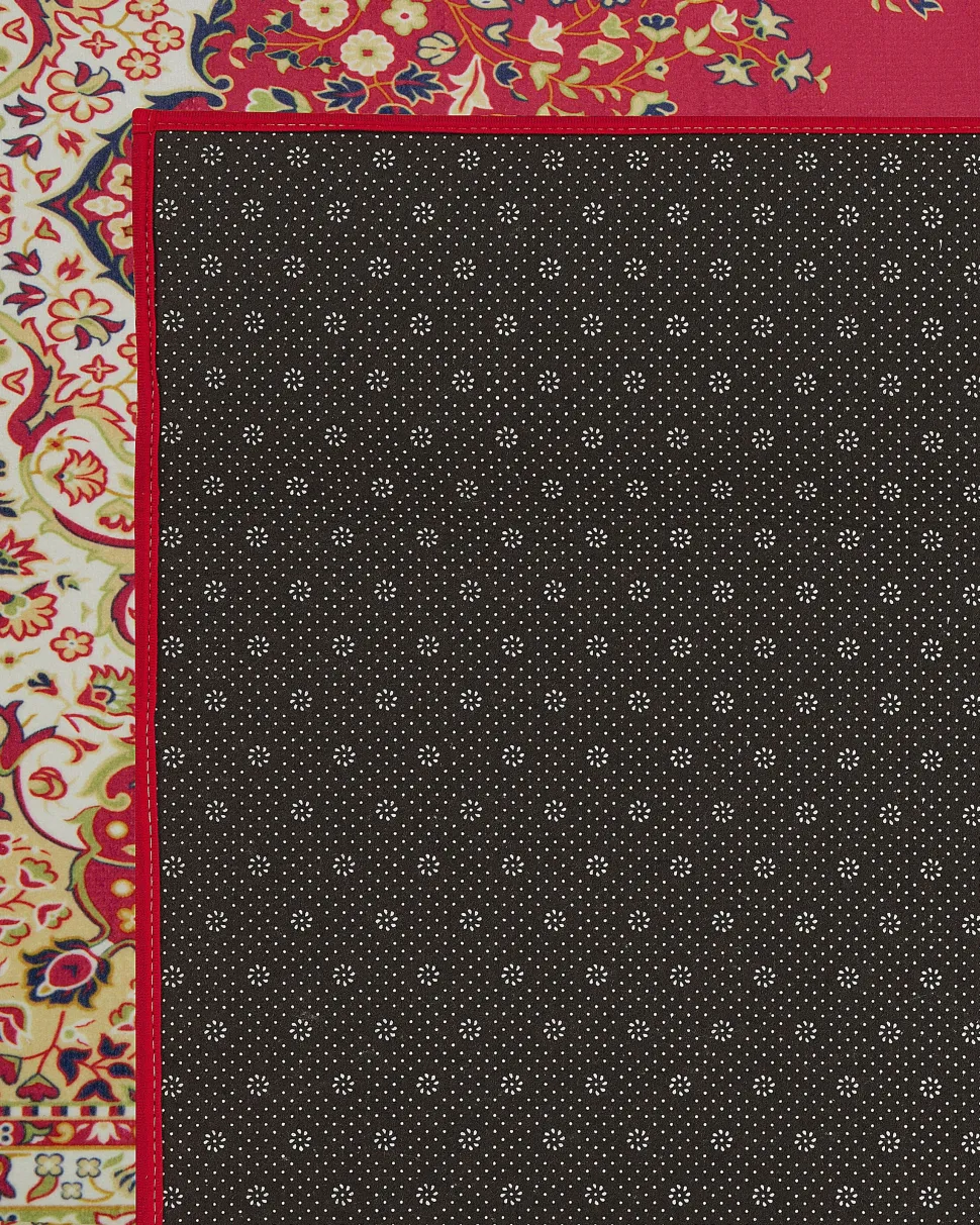 Teppich Rot 160 X 230 Cm Kurzflor Karaman