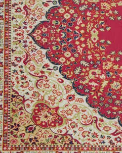 Teppich Rot 160 X 230 Cm Kurzflor Karaman