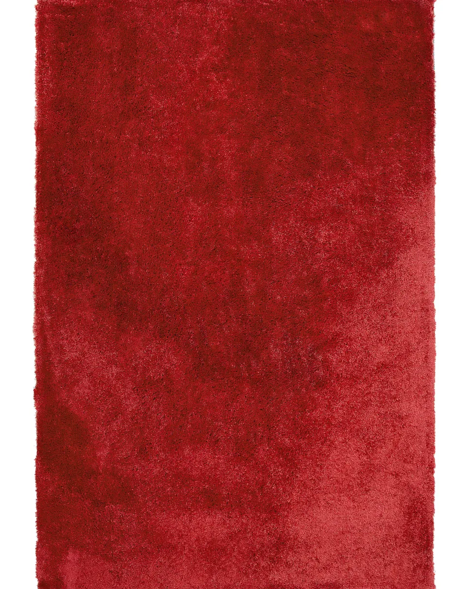 Teppich Rot 160 X 230 Cm Shaggy Evren