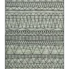 Teppich Schwarz-Grau 160 X 230 Cm Zickzackmuster Kurzflor Keban