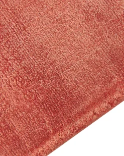 Teppich Viskose Orange 160 X 230 Cm Kurzflor Gesi Ii