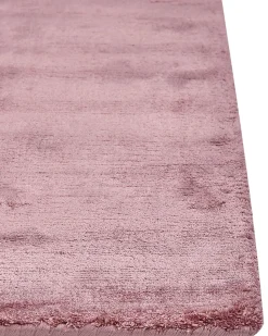 Teppich Viskose Rosa 160 X 230 Cm Kurzflor Gesi Ii