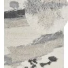Teppich Weis / Grau 200 X 300 Cm Shaggy Langflor Goris