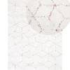 Teppich Weis 140 X 200 Cm Shaggy Sakarya