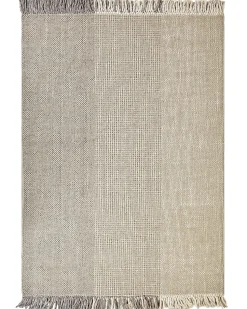 Teppich Wolle Grau 160 X 230 Cm Kurzflor Tekeler