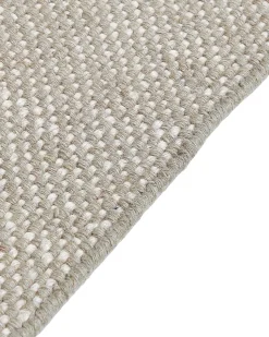 Teppich Wolle Grau 160 X 230 Cm Kurzflor Tekeler