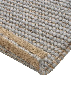 Teppich Wolle Grau 140 X 200 Cm Kurzflor Banoo
