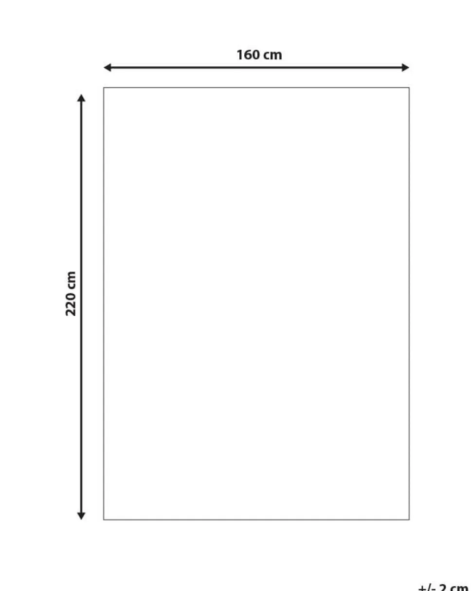 Teppich Wolle Grau 160 X 230 Cm Streifenmuster Kurzflor Akkaya