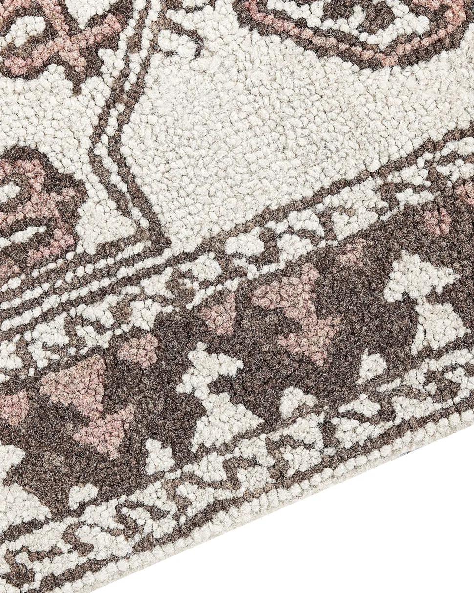 Teppich Wolle Mehrfarbig 160 X 230 Cm Tomarza