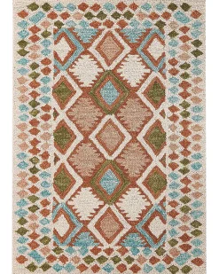 Teppich Wolle Mehrfarbig 160 X 230 Cm Geometrisches Muster Kurzflor Ermenek