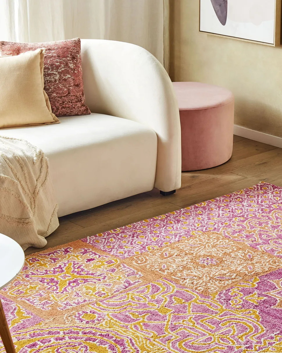 Teppich Wolle Mehrfarbig Orientalisches Muster 160 X 230 Cm Kurzflor Avanos