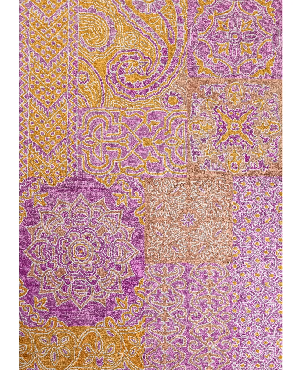 Teppich Wolle Mehrfarbig Orientalisches Muster 160 X 230 Cm Kurzflor Avanos