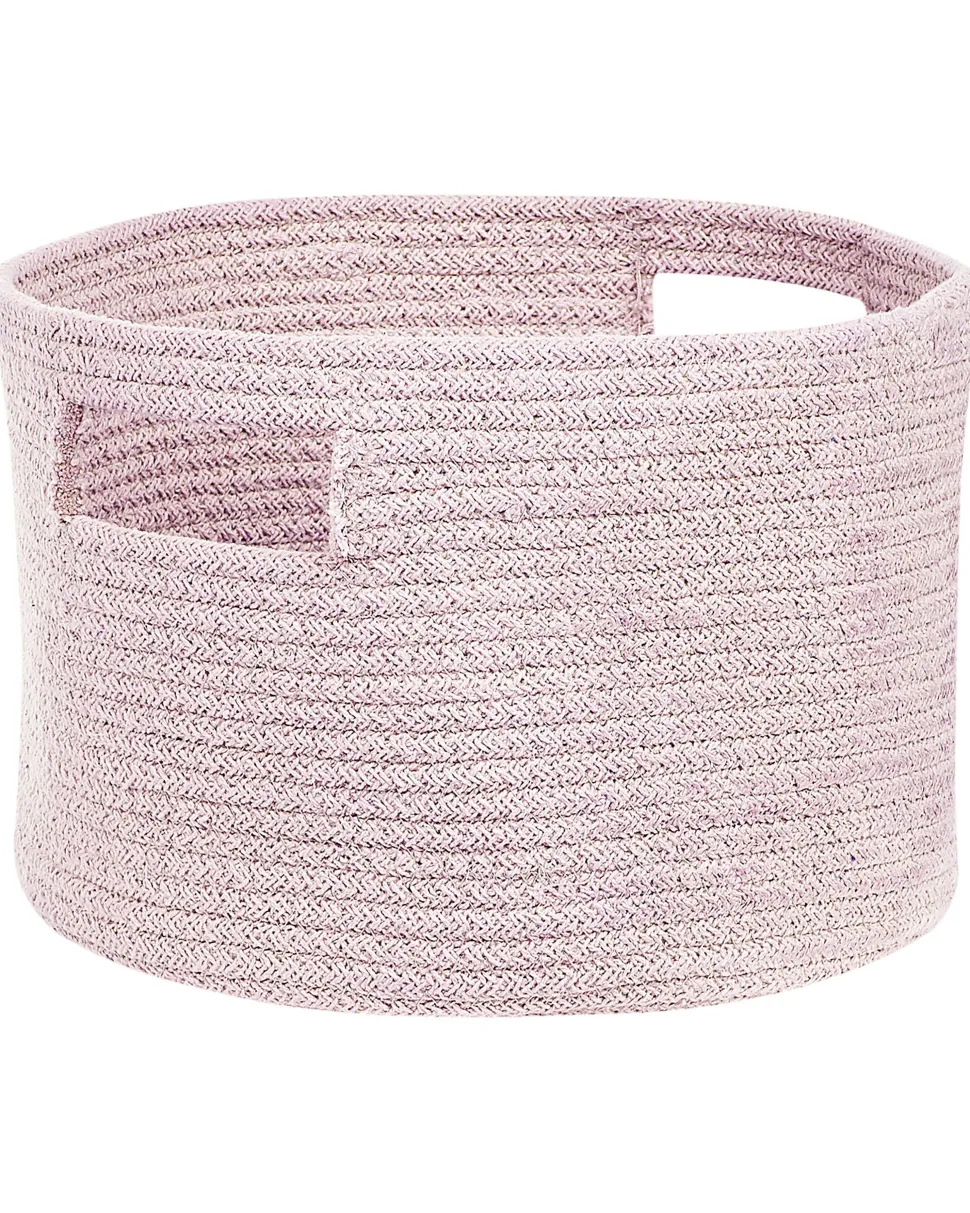 Textilkorb Baumwolle Pastellrosa 30 Cm 2Er Set Chiniot