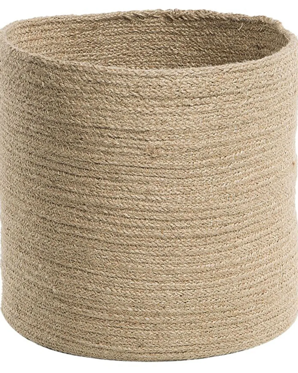 Textilkorb Jute Sandbeige 3Er Set Artigala
