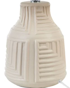 Tischlampe Aus Keramik Beige Ozama