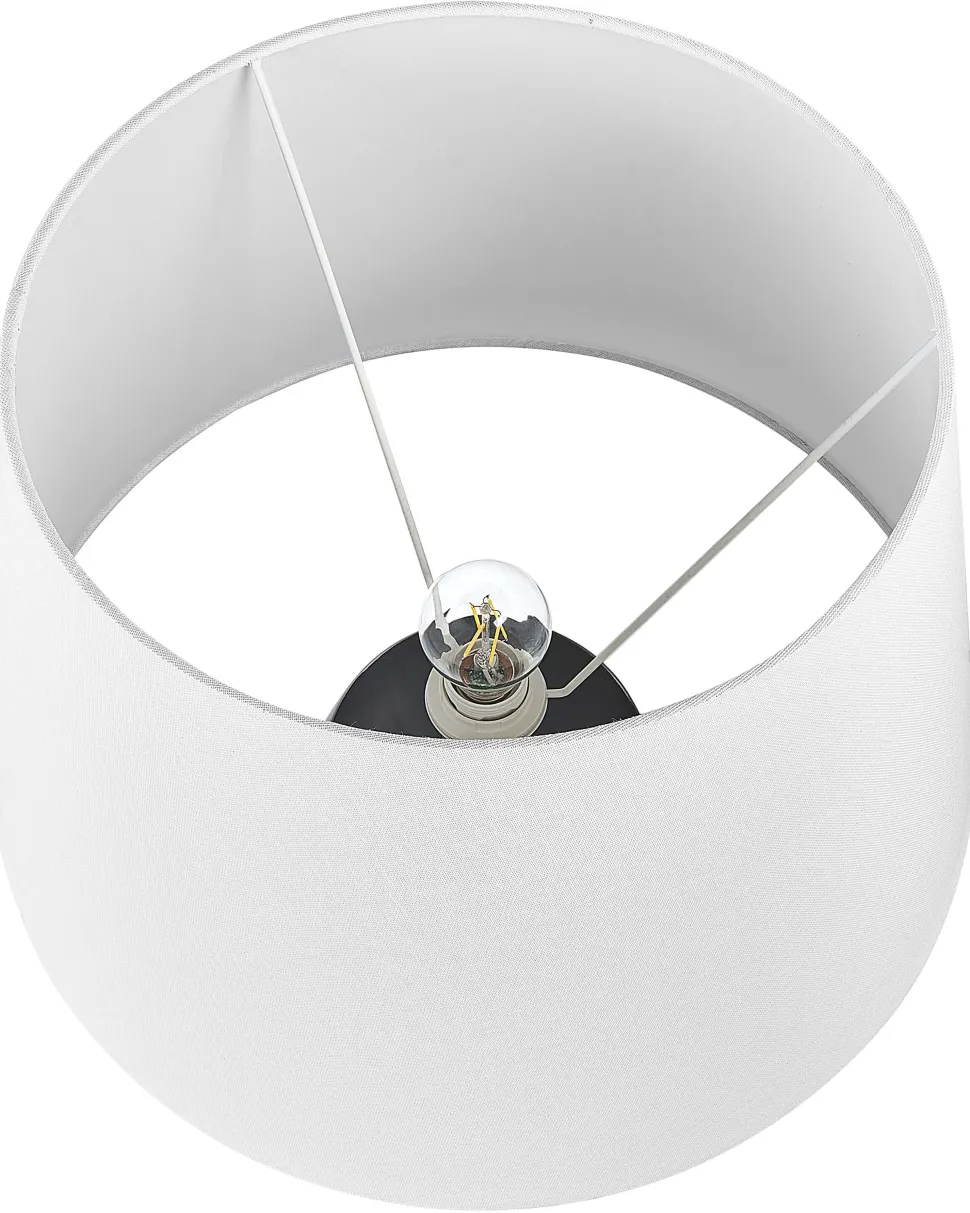 Tischlampe Aus Keramik Grau/Beige Cidra