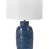 Tischlampe Aus Keramik Marineblau Perlis