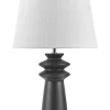 Tischlampe Aus Keramik Schwarz Morant