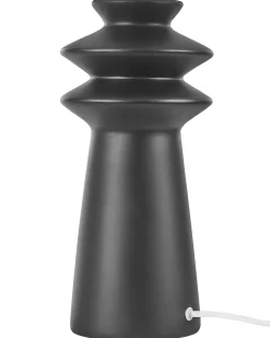 Tischlampe Aus Keramik Schwarz Morant