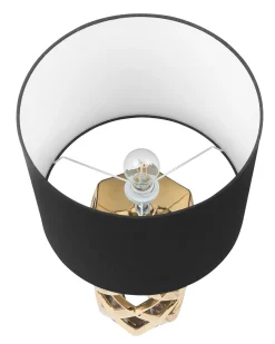 Tischlampe Gold 71 Cm Geometrisch Selja