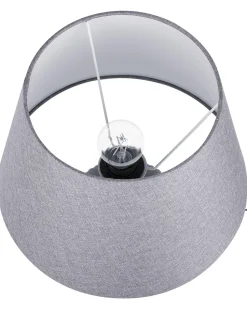 Tischlampe Grau 52 Cm Kegelform Fergus