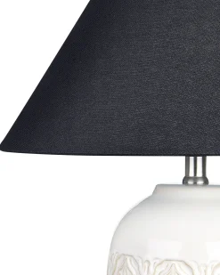 Tischlampe Keramik Beige 56 Cm Telire