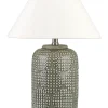 Tischlampe Keramik Grau 47 Cm Mussel