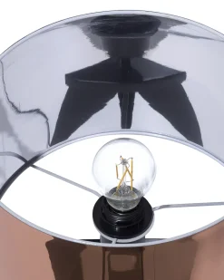 Tischlampe Kupfer 55 Cm Trommelform Stiletto