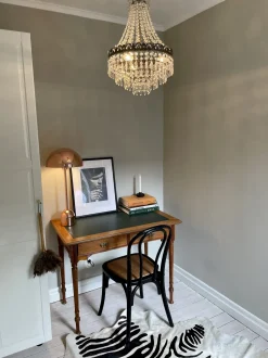Tischlampe Metall Kupferfarben 64 Cm Rund Macasia