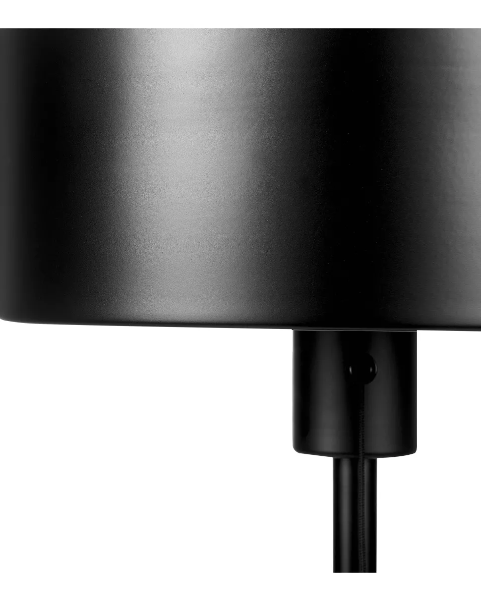 Tischlampe Metall Mit Usb-Anschluss Schwarz 47 Cm Aripo